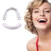 2 Pieces Fake Braces False Teeth Smile Veneers, Instant Perfect Smile Tooth Repair Kit Cover The Teeth Imperfect Upper and Lower,to Make Your Tooth Beautiful and Neat view 4