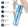 Mini Portable Electric Shaver, Waterproof Electric Razor, Rechargeable Electric Rotary Shaver, Electric Portable Travel Shaver, Mini Beard Shaving Machine for Men - Blue view 4