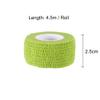 6 Rolls Self Adhesive Bandage, 2.5cm x 4.5m Non-wonven Athletic Elastic Cohesive Bandage for Sports Finger Wrist Feet Protection (Light Brown) view 2
