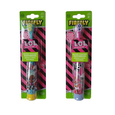 2 Pcs Lol Surprese Electric Kids Toothbrush Soft Round End Bristles
