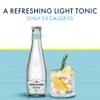 San Pellegrino Italian Sparkling Drinks Light Tonic Water Glass 4x200ml | 33 kCals per Bottle view 2