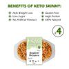 Keto Skinny Meal Spaghetti Bolognese (Pack of 4, 370g) - Miracle Konjac, Shirataki, Vegan, Low Calorie, Free-From, Low Fat, Keto, Low Carbs, Healthy, High in Protein, Plant Based, Fresh Ready Meals view 4