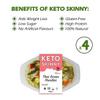 Keto Skinny Chilled Thai Green Noodles Meal (Pack of 4, 370g)- Gluten Free Low Calorie Zero Sugar Konjac Keto Paleo Diet & Vegan Food - High In Protein Fat Free Ready to Eat Meals view 3