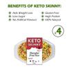 Keto Skinny Shanghai Fried Rice (Pack of 4, 370g) - Konjac Rice, Shirataki, Low Calorie, Low Sugar, Low Carb, High Protein, Plant Based, Keto Diet, Fresh Ready Meals view 4