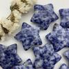 Crystal Healing Meditation Decoration Natural Blue Sodalite Quartz Crystal Polished Star Shaped Stones Specimen Home Decoration Natural and Healing Crystals Home Decor Beautiful Gifts ( Size : 1pc ) view 2