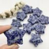 Crystal Healing Meditation Decoration Natural Blue Sodalite Quartz Crystal Polished Star Shaped Stones Specimen Home Decoration Natural and Healing Crystals Home Decor Beautiful Gifts ( Size : 1pc ) view 3