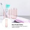 Alipis Travel Toothpaste Cup Holder Portable Toothbrush Cup Toothbrush Case for Travel Wash Toothpaste Holder view 2