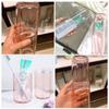Alipis Travel Toothpaste Cup Holder Portable Toothbrush Cup Toothbrush Case for Travel Wash Toothpaste Holder view 3