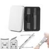 10/20Pcs 5# Zipper Puller for Nylon Metal Resin Zippers Jacket Bag Leaf Pendant Zip Head Sliders Sewing Decorative Accessories-Silver,for Resin Zipper,10Pcs view 1