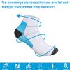Pnosnesy 3/6/7 Pairs Compression Socks for Men & Women Plantar Fasciitis Socks Low Cut Sports Socks Athletic Socks with Arch Support Plantar Fasciitis view 3