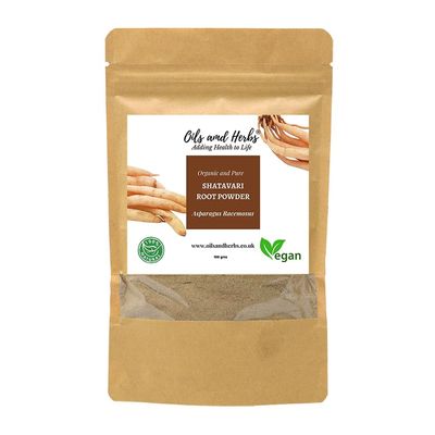 Clean Organic Shatavari Root - Asparagus Powder - 100% Pure and Natural (500)