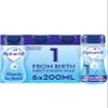 Aptamil 1 First Infant Baby Milk Ready to Use Liquid Formula, from Birth, 6x200 ml view 1