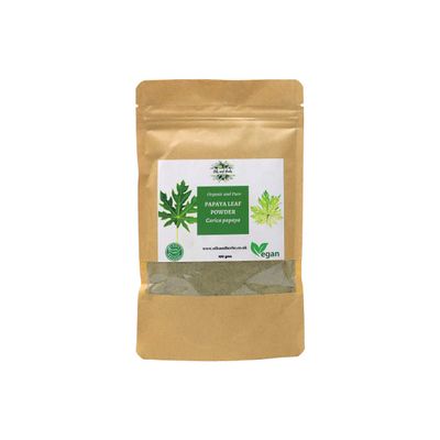 Clean Organic Papaya Leaf Powder - Carica Papaya-100% Pure and Natural (300)