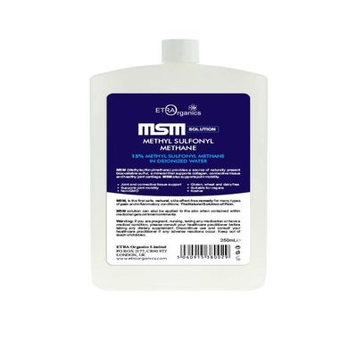 MSM Solution Methyl Sulfonyl Methane 250mL