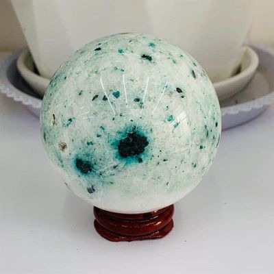 DOUPE Lucky Healing Crystal Naturally beautiful phoenis stone ball natural crystal reiki healing 55-60MM home decoration gifts