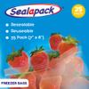 Sealapack Reusable Food and Freezer Bags  35 Airtight, Resealable Bags for Freshness and Convenience view 2