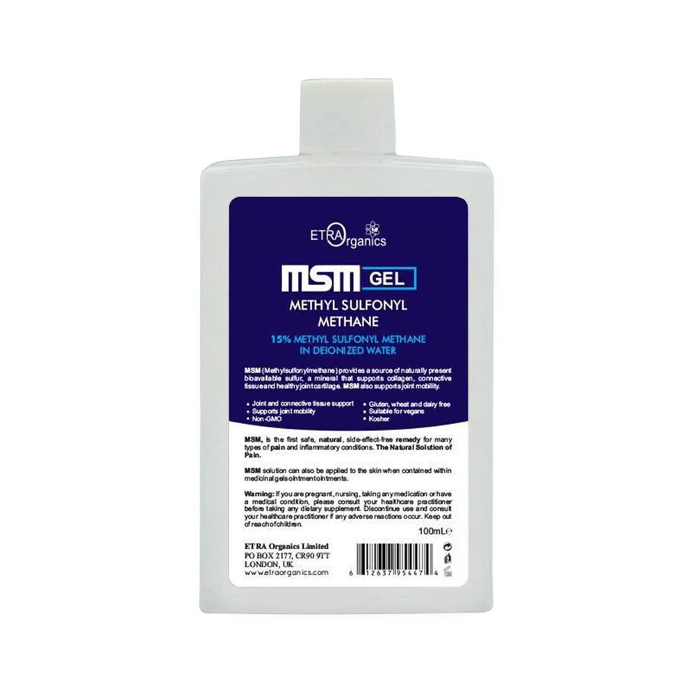 MSM Gel Methyl Sulfonyl Methane 100mL
