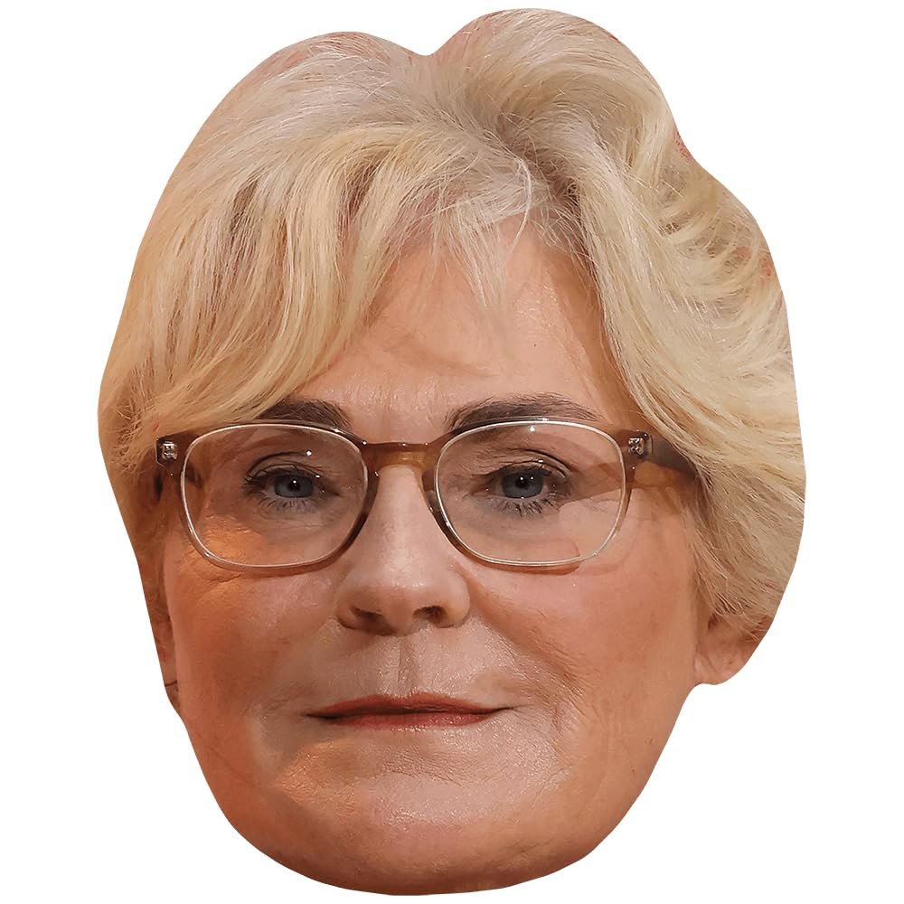 Christine Lambrecht (Glasses) Big Head. Larger than life mask.