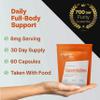 Longevity Box Spermidine Supplement 60 Vegan Capsules 6mg from 600mg Wheat Germ Extract with Zinc Thiamin 99% Pure Third-Party Tested Non-GMO view 3