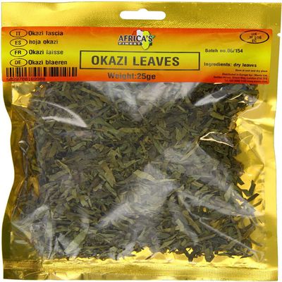 Africa's Finest Ukazi Leaves 25g Box of 10