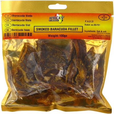 Africa's Finest Smoked Barracuda Filet 100g Box of 10
