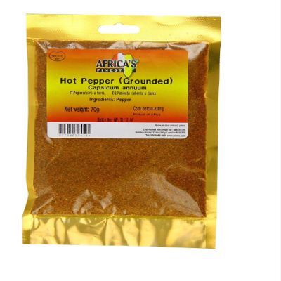 Africas Finest Ground Hot Pepper 70g
