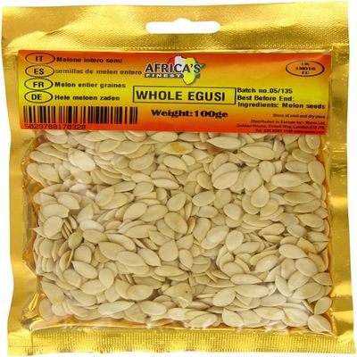 Africa's Finest Whole Egusi 100g Box of 10