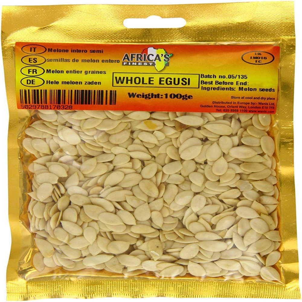 Africa's Finest Whole Egusi 100g Box of 10