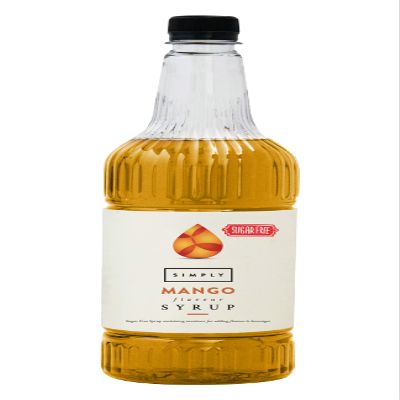 Simply Sugar Free Mango Syrup, Low Calorie, Vegan & Nut Free Flavoured Syrup for Coffee, Cocktails & Baking (1 Litre)