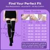 GPARMART Medical Compression Stockings, Class 2, 23-32 mmHG Closed Toe Compression Stockings for Varicose Veins, Edema, Swollen Feet, Spider Veins, Thrombosis - Unisex, Black, M view 3