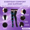GPARMART Medical Compression Stockings, Class 2, 23-32 mmHG Closed Toe Compression Stockings for Varicose Veins, Edema, Swollen Feet, Spider Veins, Thrombosis - Unisex, Black, M view 4