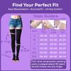 GPARMART Class 2 23-32mmHG Medical Compression Socks for Varicose Veins Edema Leg Pain Swollen Feet Spider Veins Unisex, Black, XXL view 3