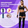 GPARMART Class 2 23-32mmHG Medical Compression Socks for Varicose Veins Edema Leg Pain Swollen Feet Spider Veins Unisex, Black, XXL view 4
