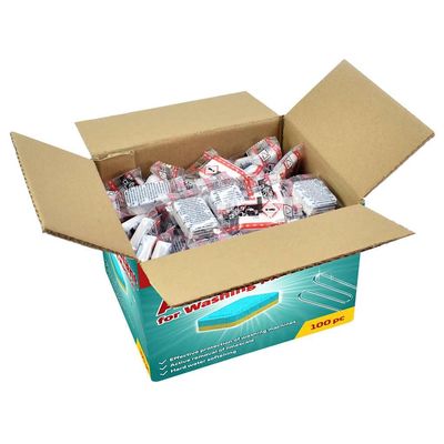 vidaXL Washing Machine Cleaner Tablets - Combat Odors/Limescale, Protect Laundry, Optimize Detergent Use, Hard Water Solution