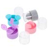 EXCEART 4pcs Portable Contacts Lens Cleaning Device Cleaning Box for Glasses Lens Case Spray Function for Travel and Daily Use view 1