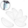 12 Pairs Adhesive Eye Glasses Nose Pads, D Shape Stick on Anti-Slip Soft Silicone, Black/White Adhesive Nose Pads Glasses Nose Pad for Glasses, Eyeglasses and Sunglasses view 2