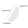 20 Pairs Adhesive Eye Glasses Nose Pads,2 Sizes Eye Glasses Nose Pads Replacements Nose Pad for Glasses Bridge, D Shape Anti Slip Nose Pads for Eyeglasses Sunglasses Clear/Black view 4