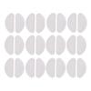 12 Pairs Adhesive Eye Glasses Nose Pads, D Shape Stick on Anti-Slip Soft Silicone, Black/White Adhesive Nose Pads Glasses Nose Pad for Glasses, Eyeglasses and Sunglasses view 1