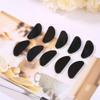20 Pairs Adhesive Eye Glasses Nose Pads,2 Sizes Eye Glasses Nose Pads Replacements Nose Pad for Glasses Bridge, D Shape Anti Slip Nose Pads for Eyeglasses Sunglasses Clear/Black view 2