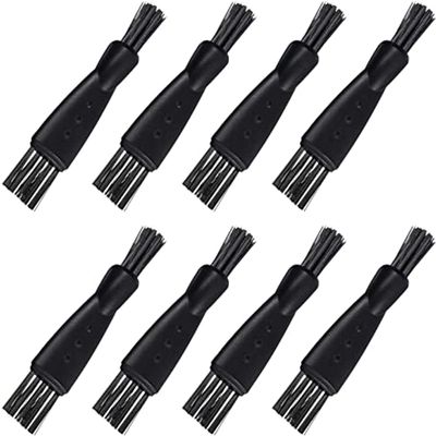 8 Pcs Cleaning Brush for Electric Shaver Hair Remover Shaving Razor Brush Replacement Brushes - Black