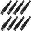 8 Pcs Cleaning Brush for Electric Shaver Hair Remover Shaving Razor Brush Replacement Brushes - Black view 1
