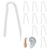 10pcs Hearing Aid Tubes, Flexible Hearing Aid Tubing Replacement Professional Hearing Aid Supplies for Seniors(3.3*2.0mm) view 1