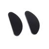 20 Pairs Adhesive Eye Glasses Nose Pads,2 Sizes Eye Glasses Nose Pads Replacements Nose Pad for Glasses Bridge, D Shape Anti Slip Nose Pads for Eyeglasses Sunglasses Clear/Black view 1