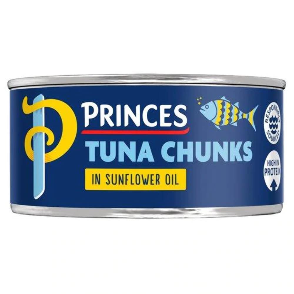 Princes Tuna Chunk in Sunflower Oil 145g Box of 6