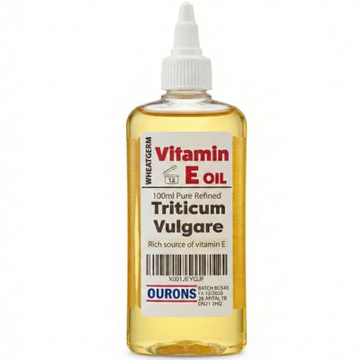 100ml Vitamin E Oil - Wheatgerm - Pure & Refined Massage & Skin Care