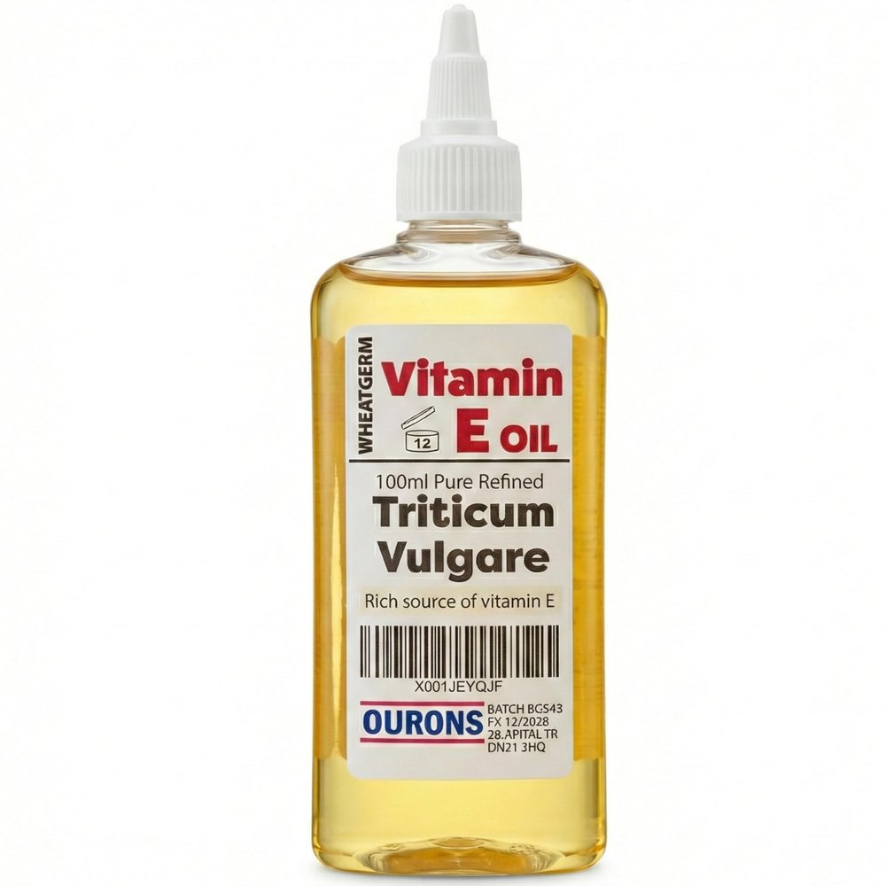 100ml Vitamin E Oil - Wheatgerm - Pure & Refined Massage & Skin Care