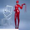 100% Latex Rubber Gummi Red Sexy Tights, Comfort, Fashion, Motorcycle, Cosplay, Party, Hand-Tailored xs-XXL 0.4 mm,Red,S view 3