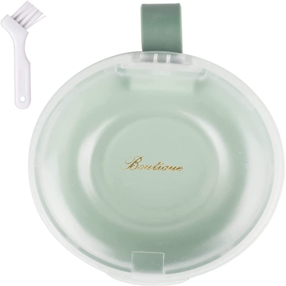 Denture Bath Retainer Case Aligner Case Dental Case Retainer Box Retainer Tool Mouth Guard for Brace Denture Bleaching Trays for Storage and Immersion of Mouthguards (Green)