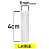 100pcs  RE-GEN Cotton Nose Nasal Bleed Plugs  Large (4cm x 11mm Approx), Highly Absorbent, Ideal for MMA Contact Sports Rugby Football Boxing Adults Kids Dental view 3