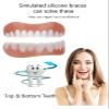 XZLZMD Dentures Silica gel Cosmetic Natural Color Temporary Prosthesis Teeth Top Bottom Dental Prostheses Lnstant repair of Cracked or Missing Dental Prosthesis for Men And Women,8 pairs view 2